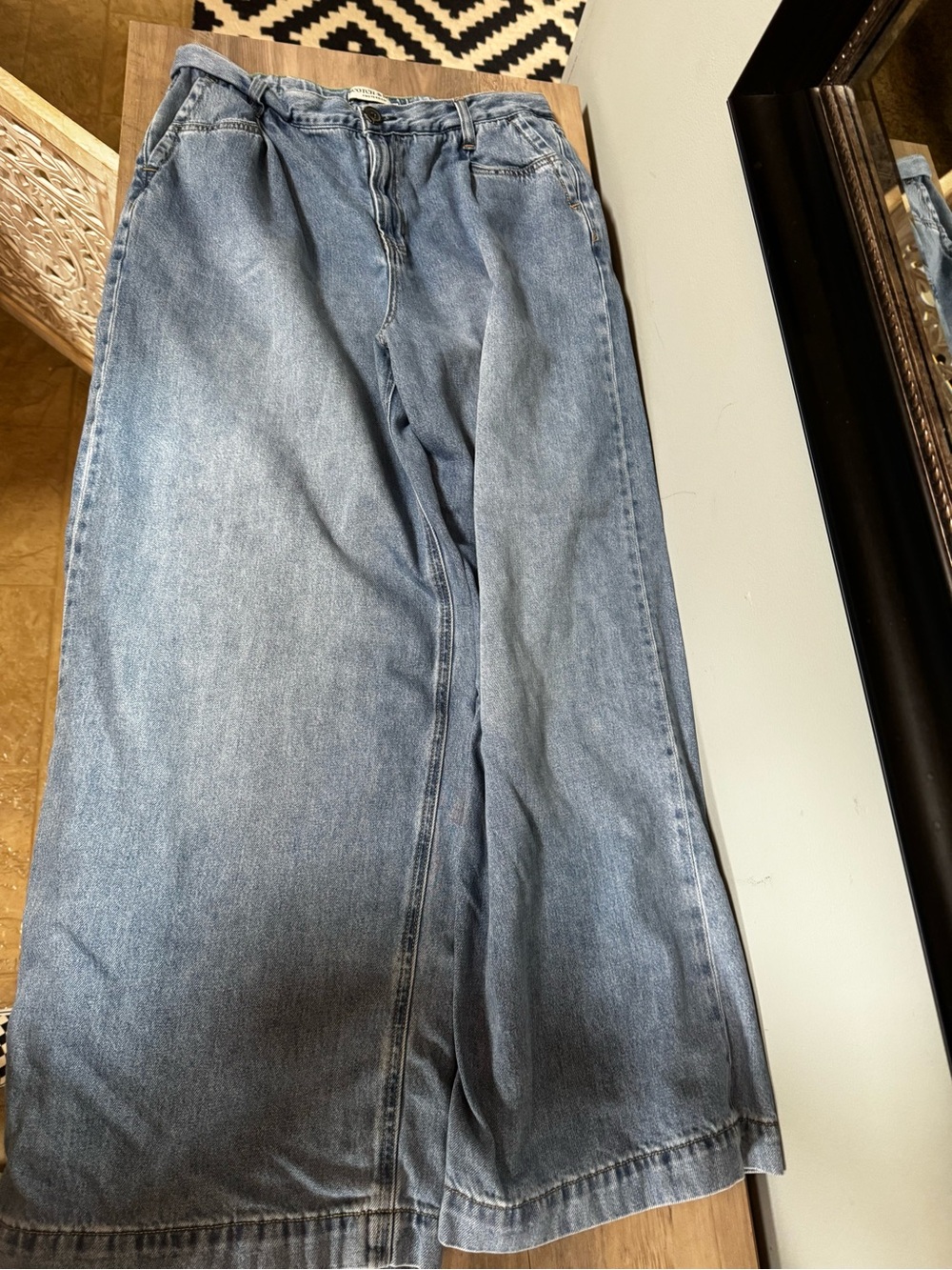 Scotch & Soda Light Blue Wide-Leg Denim Jeans - Picture 2 of 11